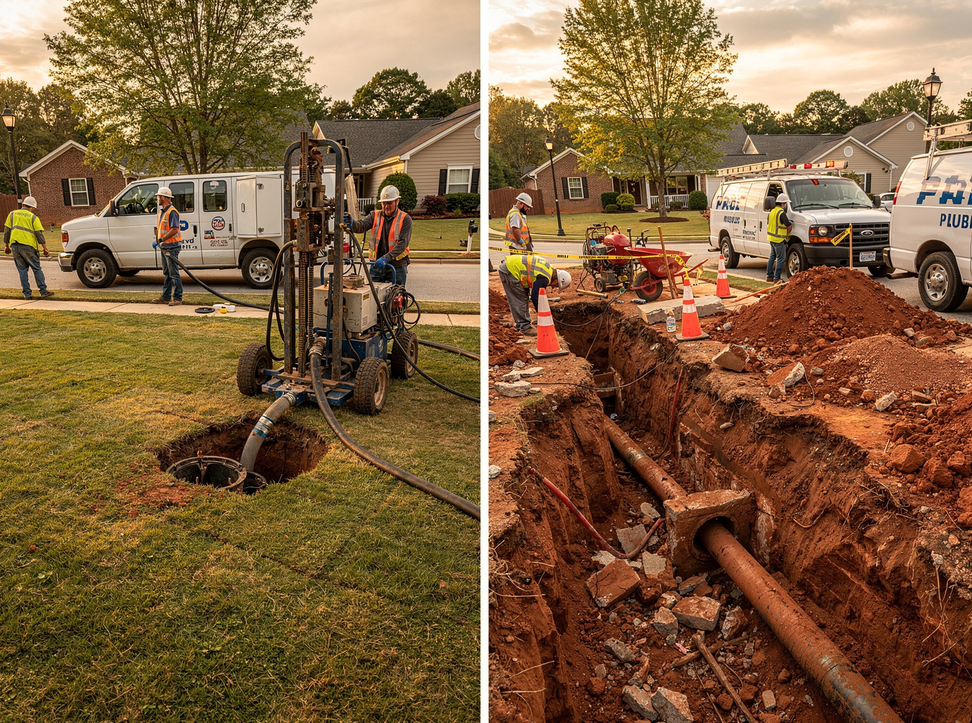 Sewer Line Repair in Georgia: Trenchless vs Dig-and-Replace